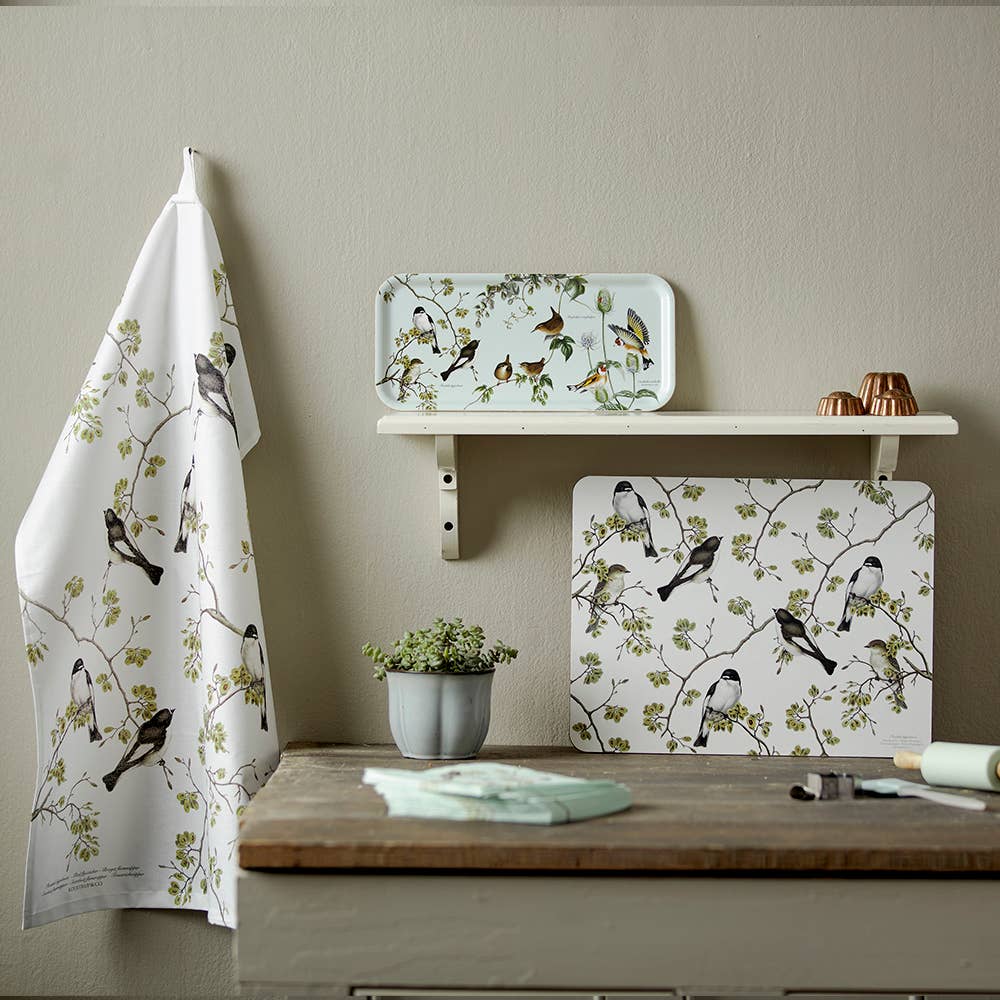 Garden Birds viskestykke – Rødstjert