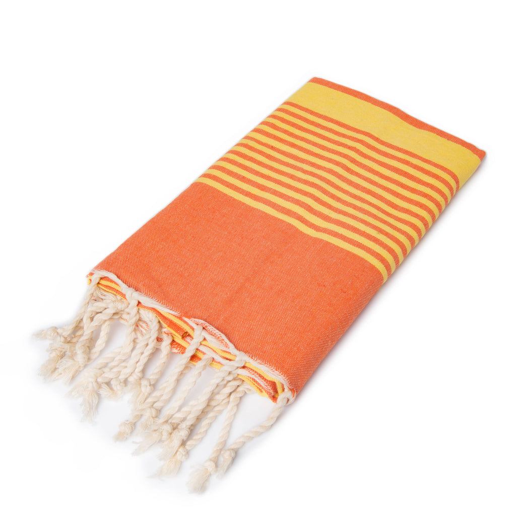 Miami Beach Towel – Orange & Yellow