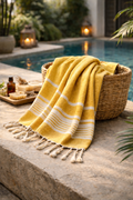 Hamam Towel Yellow 150 x 100 cm