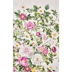 Rose Flower Garden Organic Cotton Tea Towel