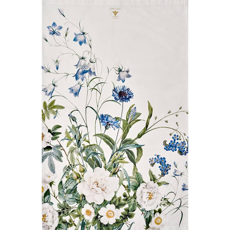 Blue Flower Garden viskestykke
