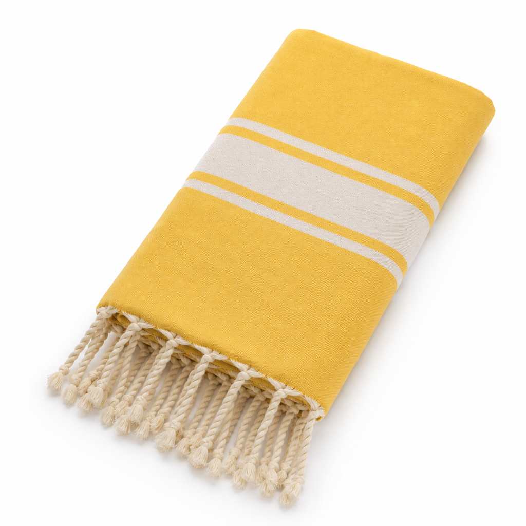 Ipanema Beach Towel – Lemon Yellow