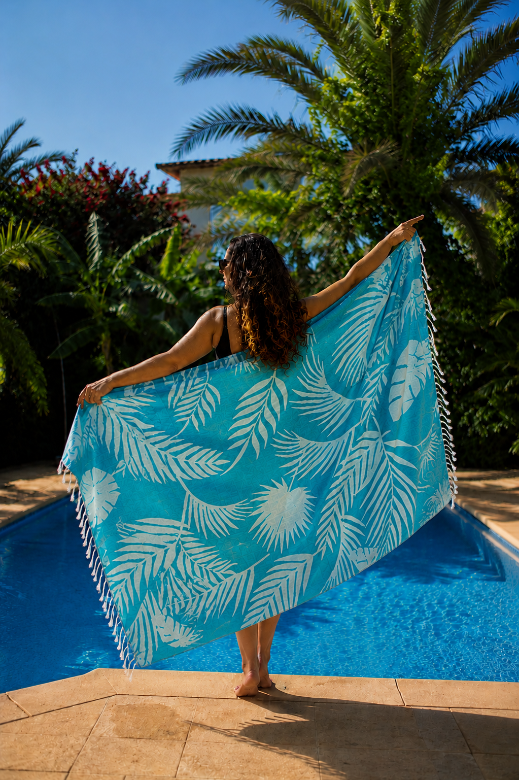 Amazonia Hammam Håndklæde – Duck Blue