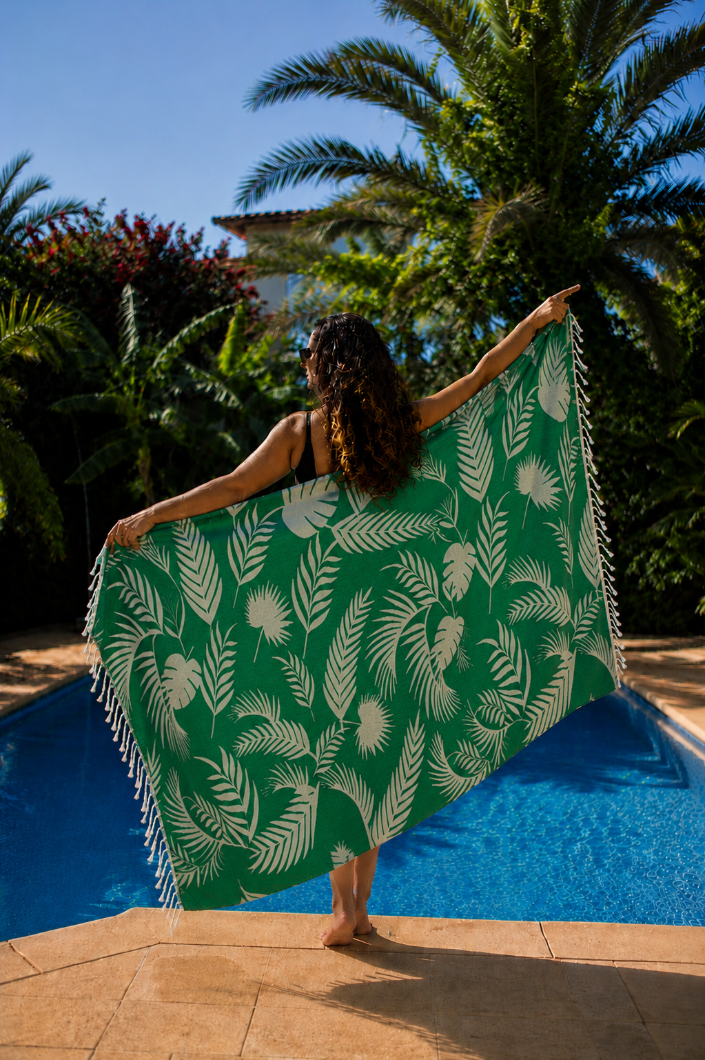 Amazonia Hammam Håndklæde – Grøn