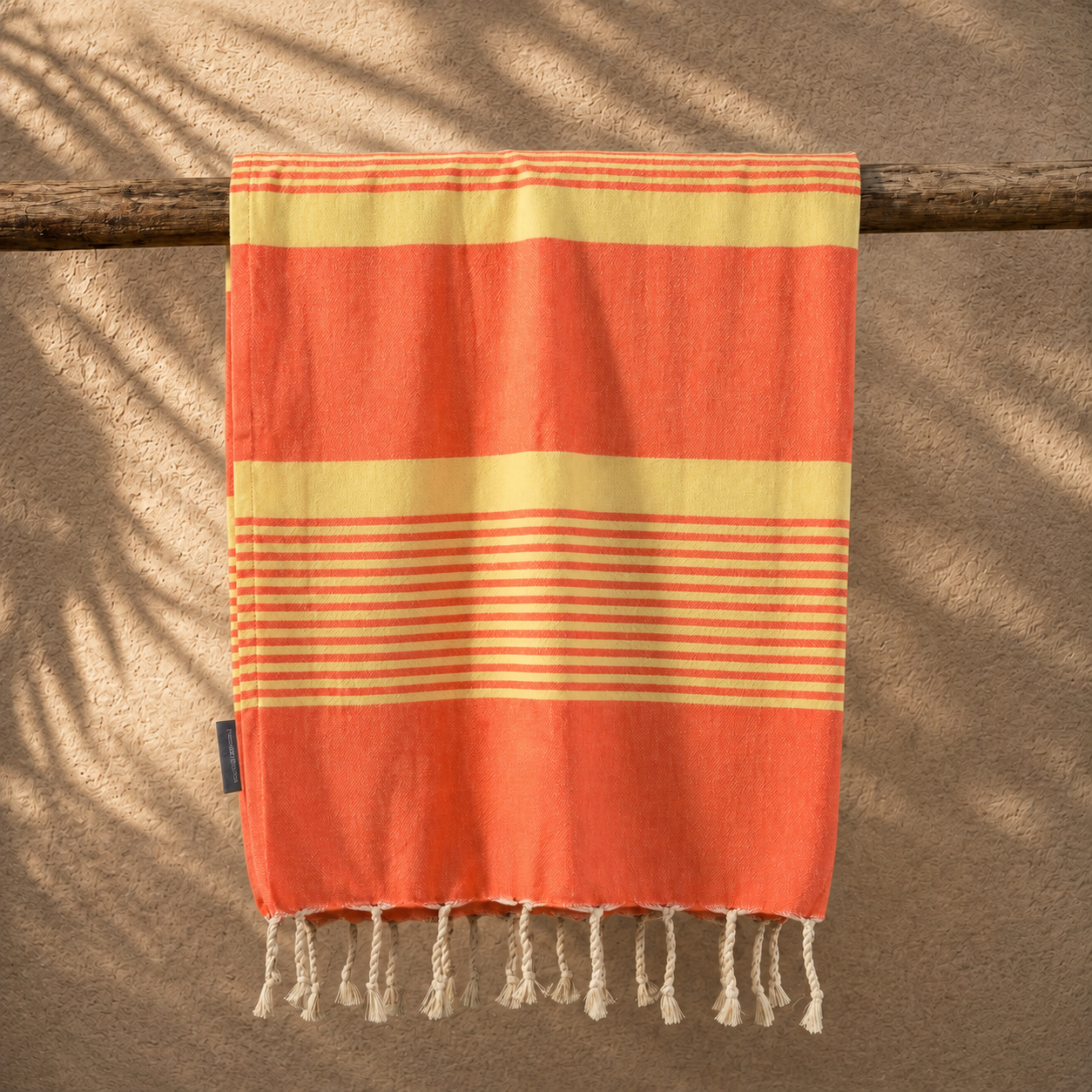Miami Hammam Håndklæde – Orange & Gul