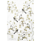 Garden Birds Redstart Organic Cotton Tea Towel